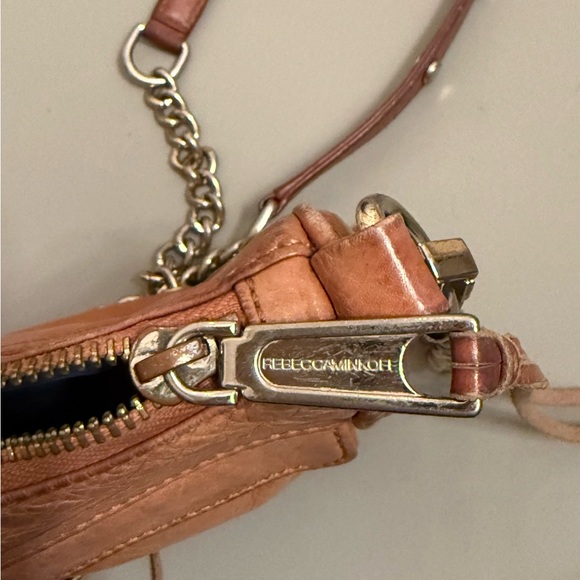Rebecca Minkoff Mini MAC Brown Leather Crossbody READ – Broken Zipper - Picture 5 of 6